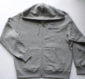 Grey Zip-Up Hoodie