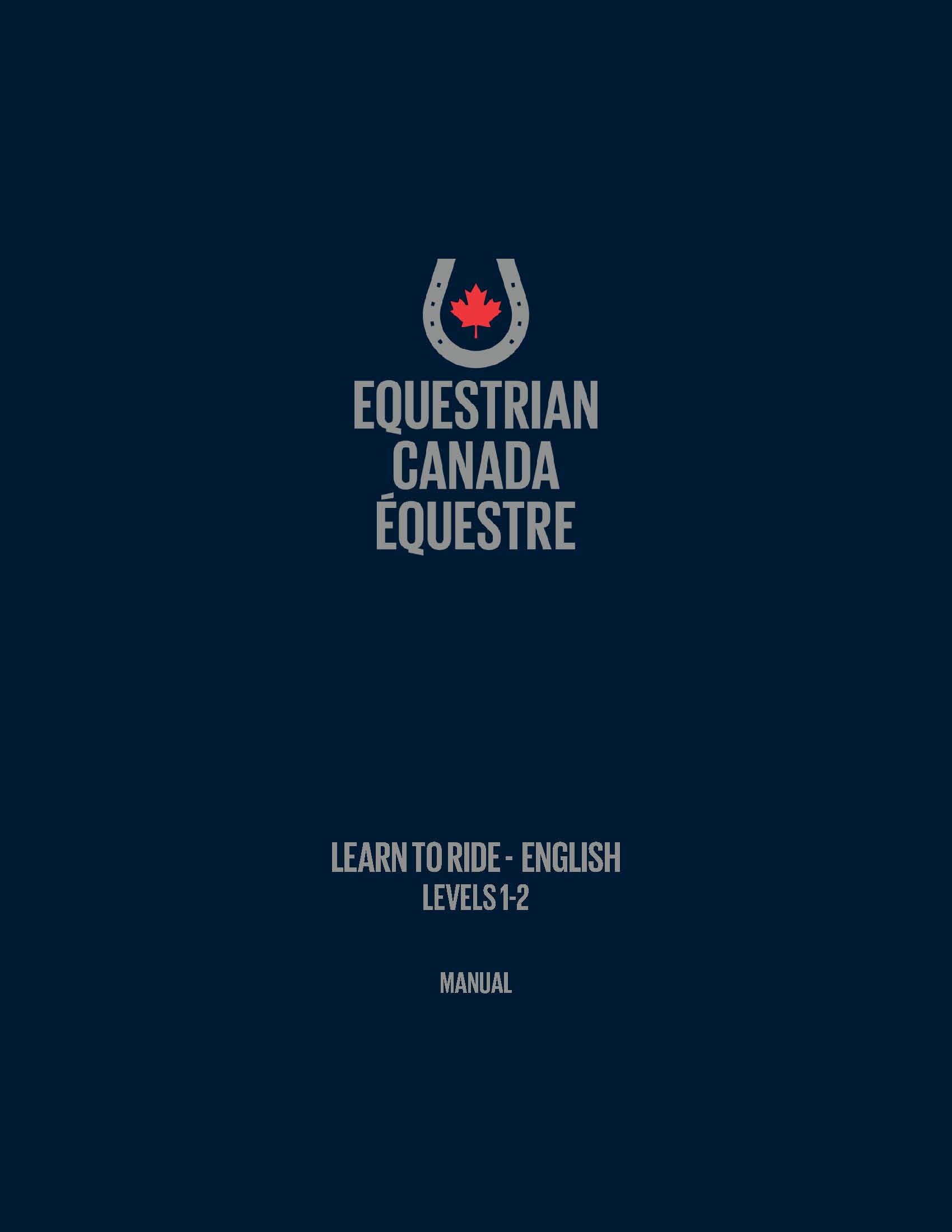 2016 English Rider Handbook: Levels 1-2 by Equestrian Canada Learn To ...